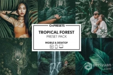 热带雨林旅拍电影胶片色调Lightroom预设 OnPresets - Tropical Forest