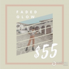 时尚人像低对比度柔和褪色INS滤镜 LyssieLooLoo - Faded Glow Preset