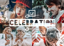 庆典圣诞节调色LR预设+LR移动预设 Celebration Lightroom Presets