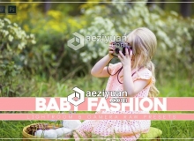 时尚儿童摄影干净通透Lightroom预设 Baby Fashion Lr and ACR Presets