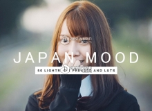 日系彩色电影胶片LR预设+3D LUT预设 Japan Mood Lightroom Presets LUTs