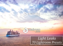 70光泄漏漏光Lightroom预设 70 Light Leaks Lr Presets