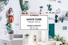 INS清新明亮室内产品摄影Lightroom预设 OnPresets-WHITE TONE