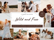 狂野电影胶片人像Lightroom预设/APP预设 Lightroom Presets Wild And Free