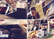 折叠飞舞照片幻灯片AE模板 VideoHive Folding Photos Slideshow