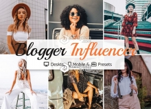 Insta博客旅拍人像展示LR预设/移动APP预设 Blogger Influencer Preset