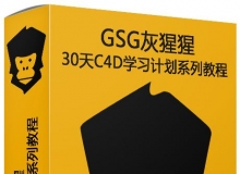 GSG灰猩猩30天C4D学习计划系列视频教程 30集