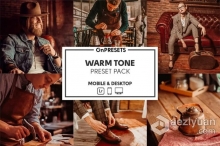 暖色调电影人像调色Lightroom预设 OnPresets-WARM TONE