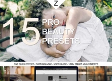 欧美唯美Lightroom预设 15 Pro Beauty Presets