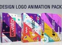 时尚充满朝气标志设计LOGO演绎AE模板Videohive Design Logo Animation Pack