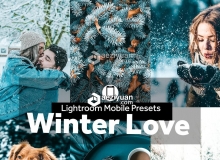 冬季之恋人像后期LR预设/移动APP预设Lightroom Presets Winter Love