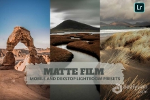 喜怒无常电影风光后期调色Lightroom预设 Matte Film Lightroom Presets