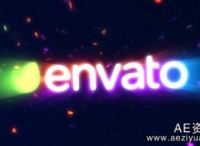 光线轨迹LOGO演绎动画展示AE模板 Videohive Light Trails Logo