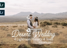 沙漠旅拍复古胶片婚礼LR预设/手机LR预设 Desert Wedding Presets