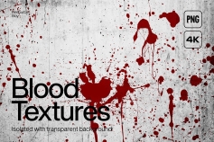 132张高品质血液喷射飞溅犯罪案发现场创意设计图片素材 100+ Blood Textures