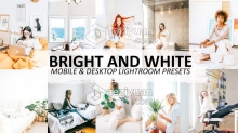 明亮清新通透私房人像Lightroom预设/APP滤镜  Bright and White Lightroom Preset