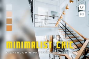 简约时尚家居Lightroom预设 6 Minimalist Chic Lightroom and Photoshop Presets