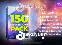 150种多效果转场动画包AE模板 Videohive Transitions