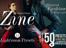 50时尚杂志人像美容Lightroom预设 50 Fashion Lightroom Presets