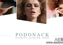 潮流时尚模特幻灯片展示AE模板Videohive Podonack Fashion Sliding Show