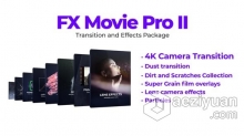 FX Movie Pro II 包括PR转场视频素材音效文字标题AE模板