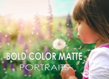 彩色磨砂哑光肖像Lightroom预设 19 Bold Color Matte Portrait Presets