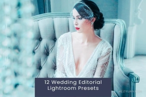 复古电影婚礼Lightroom预设 12 Wedding Editorial Lightroom Presets