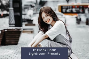 12种中性灰电影人像Lightroom预设 Black Bean Lightroom Presets