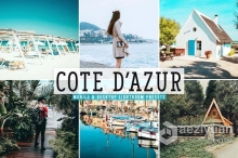 海滨城市旅拍风光人文Lightroom预设/移动APP预设 Cote D’Azur Lightroom Presets