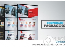 公司企业项目服务宣传AE模板 Videohive Corporate Package 03