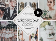 婚礼跟拍电影胶片风LR预设/手机APP预设 Wedding Day Lightroom Presets Bundle