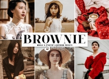 巧克力布朗尼人像Lightroom预设/APP预设 Brownie Lightroom Presets