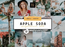 城市旅拍褪色大气温暖胶片Lightroom预设 Apple Soda Lightroom Preset