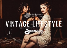 复古人像Lightroom预设+手机版预设Vintage Lifestyle Lightroom Presets