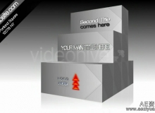 EUROPA 3D BOX Corporate Black and White Showcase