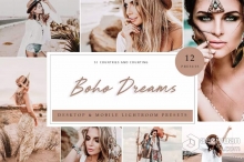 INS波西米亚风格人像Lightroom预设 Lightroom Presets, Boho Dreams