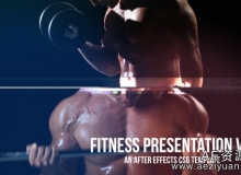 动感浮动相框展示AE模板Videohive Fitness Presentation V.2