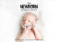 新生儿后期工作流程Lightroom预设套件 Newborn Lightroom Presets