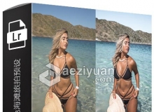 摄影师Micheli Fernandes蓝色海滩旅拍lr预设 Blue Beach Presets