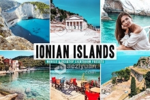 爱奥尼亚群岛旅拍风光人像LR预设/移动APP预设 Ionian Islands Pro Lightroom Presets