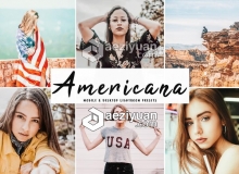 褪色电影胶片Lightroom预设+手机版LR预设 Americana Lightroom Presets