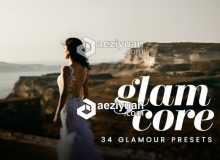 时尚人像摄影Lightroom预设 Glam Core - Lightroom Presets