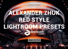 摄影师Alexander Zhuk城市街道建筑工业风黑金胶片Lightroom预设