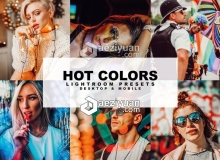 浓郁色彩增强人像后期Lightroom预设下载Hot Colors Presets