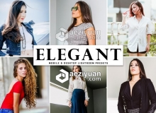 干净通透人像Lightroom预设+手机APP滤镜 Elegant Lightroom Presets