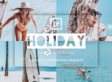 假日清新胶片人像写真LR预设/手机LR滤镜Holiday Lightroom Presets