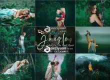 丛林森林系人像LR预设/移动APP预设 Jungle Lightroom Presets