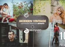 10组现代复古Lightroom预设 10 Modern Vintage Lightroom Presets