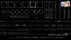 82个音乐音频波形元素信息图表图形动画FCPX插件 Infographic Elements Audio Motion