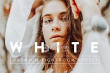 牛奶白通透人像Lightroom预设/移动APP调色滤镜 WHITE Premium Lightroom Preset